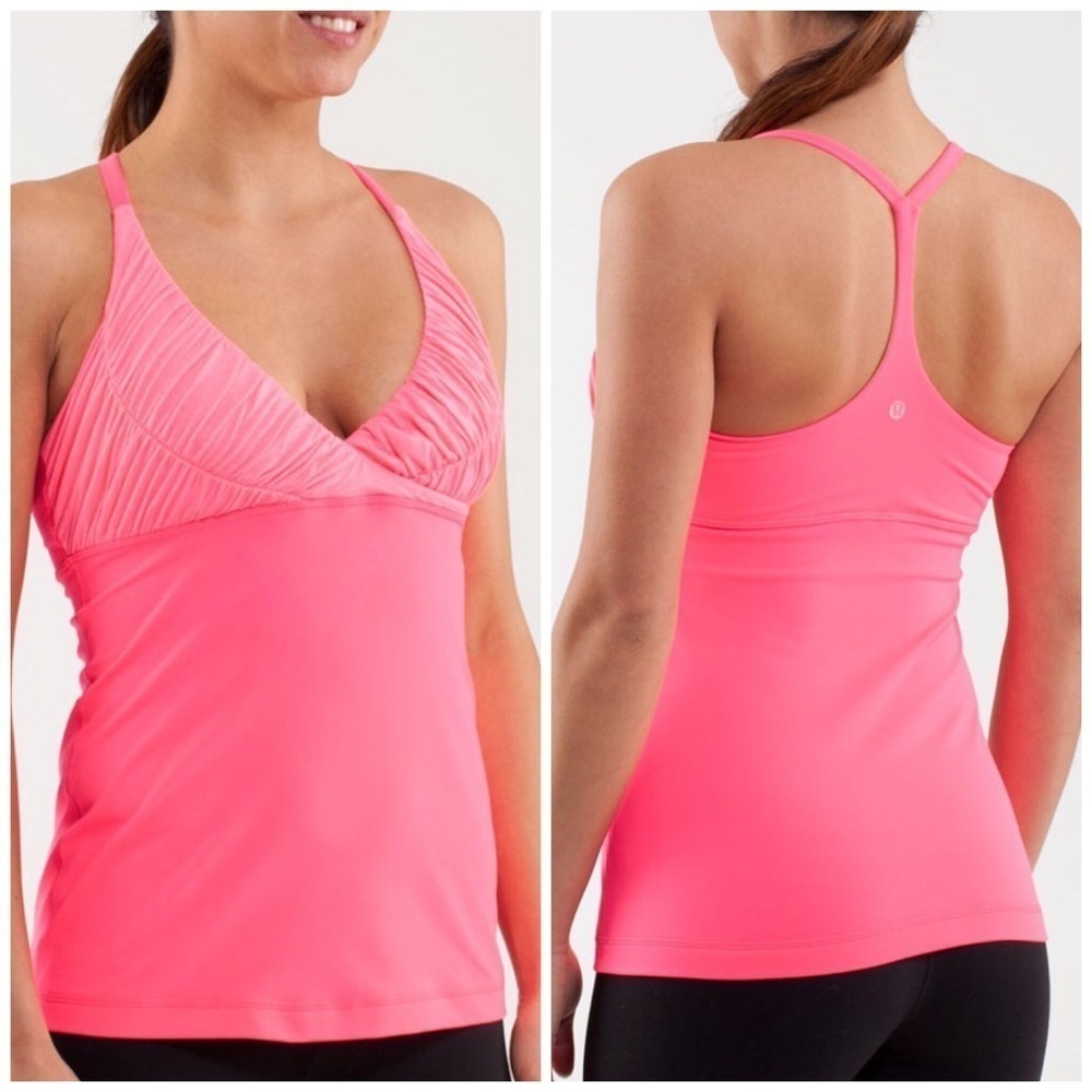 LULULEMON Pure Balance Ruched Racerback Tank Top 6 - Picture 7 of 7